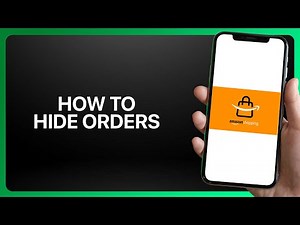 How To Hide Orders In Amazon Shopping App ! Tutorial