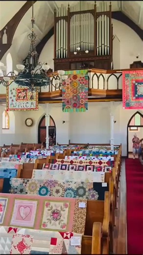 Nieu-Bethesda Tourism on Instagram: "The beautiful Quilts in a Church Exhibition on currently in the Dutch Reformed Church in Nieu-Bethesda! On until 18 December 2025, presented by @creativejourneysec"