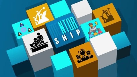 clip-3960681467-mentorship-concept-animation-icons-on-3d-cubes