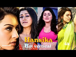 Hansika Motwani – Hot Expressions | Slow Motion | Hot Vertical Edit | 4K | Career Journey
