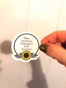 Personalized Address Labels, 36 Pieces, Address Labels With Sunflower Design, Various Floral Designs - Etsy Canada