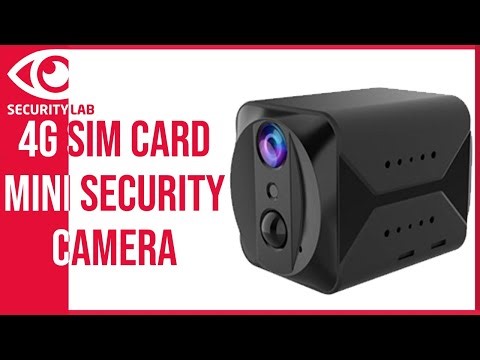 4G SIM Card Mini Security Camera