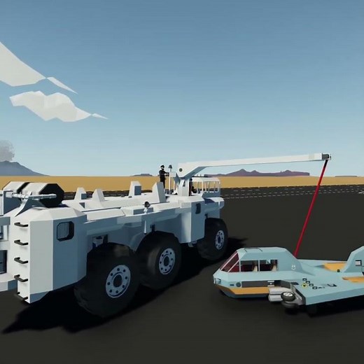 I built a hydrogen jet. It's going on the Land Train. #stormworks