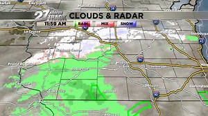 Here's a look at the current satellite and radar across southern Wisconsin at the bottom of the 1pm hour. | WKOW 27