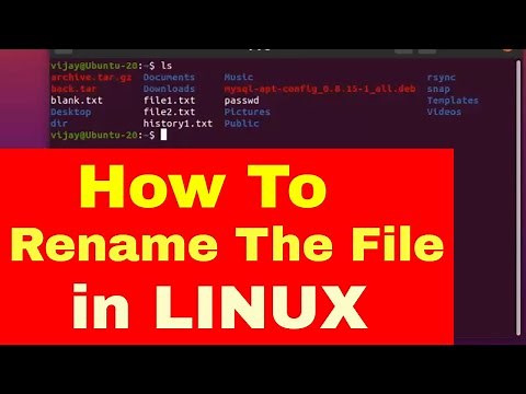 How to rename file in Linux complete guide for beginner