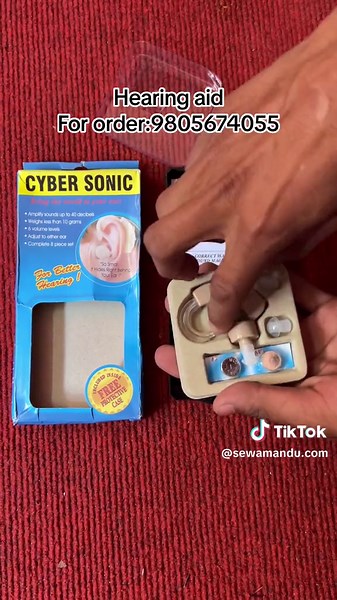 Affordable Cyber Sonic Hearing Aid for Only Rs.999 | Sewa Mandu Home Delivery