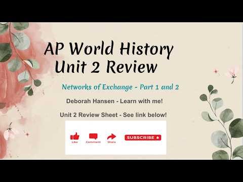 Ap World Unit 2 Review Part 1 and 2 Big Themes Explained! Key to the 5!
