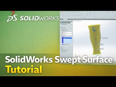 60_SolidWorks Swept Surface Tutorial