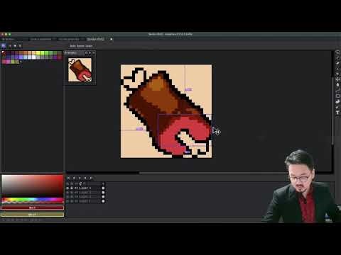 Aseprite tutorial for complete beginners Timelapses Let's draw some HP recovery Ham