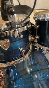 Blue African Marble Drum set #customdrums | Varus Drums