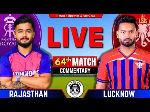 🔴Rajasthan vs Lucknow, 64th Match IPL 2026 | Live Cricket Match Today | RR vs LSG Live | IPL