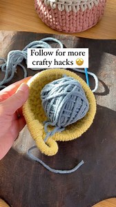 Here’s a basket for your yarn 🧶 Follow for more! #yarn #yarnaddict #crafthack #basketcoiling #basketweaving #basketweave #coiledbasket #coilbasket #coiledtray #basketry #basketryart #basketmaking #basketmaker #makers #makersgonnamake #makersmovement #makersofinstagram #macramé #macramecommunity #basket #baskets #basketmakersofvictoria #crochettips | MaCreme by Cre