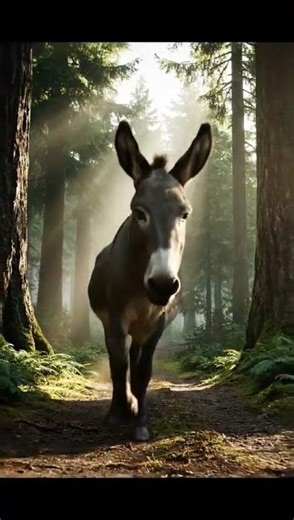 Lonely Donkey Walking Through Silent Jungle | #wildlife #wildlifeentertainment #animals