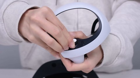 VR Protector Set for PlayStation VR2: Silicone PSVR2 Headset & Face Cushion Cover, Lens Dust Cover & 2 Pack Controller Thumb Grips for PS5 VR Vita Accessories - Sweatproof & Washable