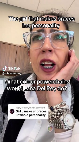 Replying to @camyxbbz Trigger warning-food in braces #adultbraces #braceselastics #powerchainsbraces