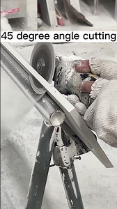 45 degree angle cutting, the technique looks good, right?