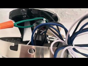 How to install Harbor Breeze Lansing ceiling fan - combined video