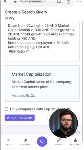 How to find Fundamental strong stock on screener #stockmarketanalysis