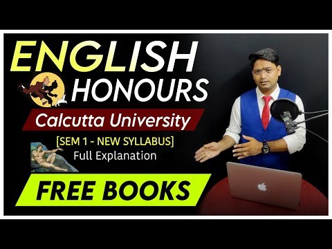 ✴️ English Hons | Free Books| Sem 1🤔কি বই কিনবো ?New Syllabus|Calcutta University 🤩