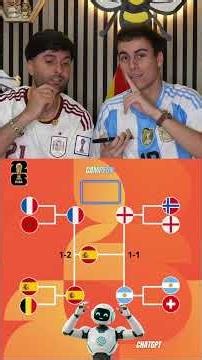 Las SEMIFINALES degún ChatGPT 😳🤯 #LaColmena #Mundial #España #Argentina #Semifinales
