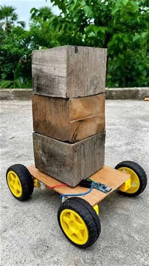 DIY 4x4 BO Motor Car 🚗 | Powerful Homemade RC Car #diycar #homemadecar #Smartexperiment