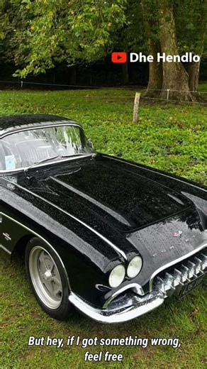 The 1961 Black Corvette C1 — Old Soul, New Power
