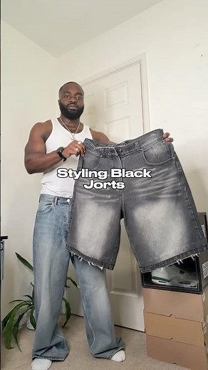The Best Way To Style Black Jorts #jorts #streetwear #streetwearfashion #summerfashion #styling