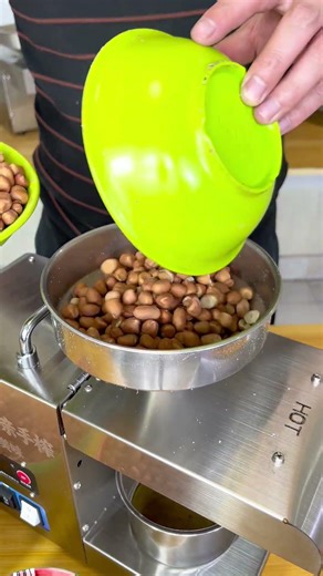 How to Make Pure Peanut Oil at Home | Mini Oil Extraction Machine