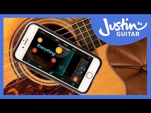 The Justin Guitar Beginner Song Course by FourChords for iOS & Android JustinGuitar Easy Guitar Song