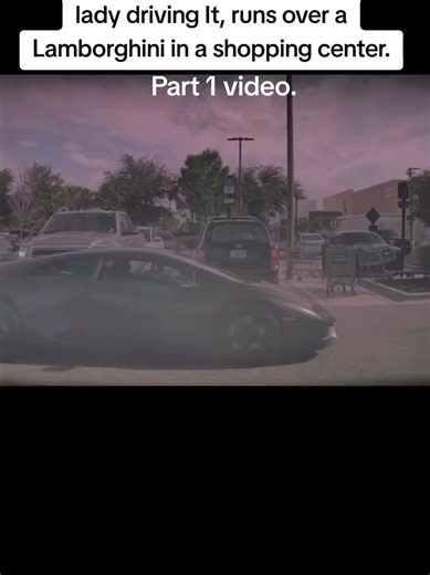 Lifted Chevy Truck Runs Over Lamborghini in Shopping Center