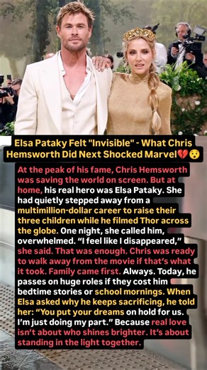 Elsa Pataky Felt "Invisible" - What Chris Hemsworth Did Next Shocked Marvel.