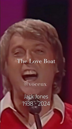 Jack Jones - Love Boat #RIP #acapella #vocalsonly #voice #voceux #vocals #loveboat #jackjones #music