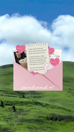 our first official journaling prompt is here ❤︎ we’re still one month away from our first meet up, but you can start creating with us now! for february, the theme is love. not just the big romantic kind, but the everyday kind :) the prompt: create a journal spread about a day where moments of love showed up for you. maybe it looked like ↓ • a solo coffee date • time with your pet • a picnic day with your partner • choosing to slow down for yourself however love showed up for you that day, journa