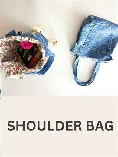 DIY Denim Shoulder Bag: Quick and Easy Sewing Project