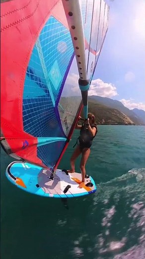 I get the hype, but get 2 windsurf lessons first#windsurf #windsurfing #freestylewindsurfing #coach