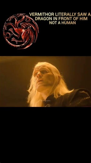 VERMITHOR LITERALLY SAW A DRAGON IN FRONT OF HIM NOT A HUMAN👑🐉🔥#shorts #gameofthrones