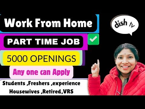 Part-Time Work From Home Jobs For Students, Freshers & Housewives