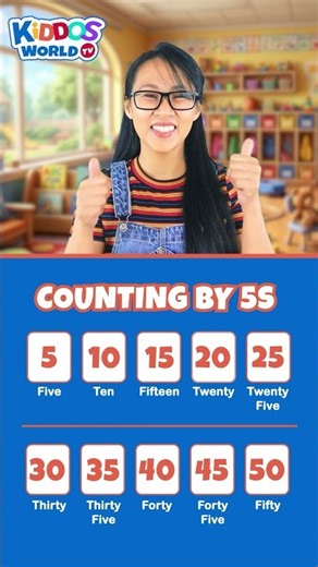 Learn to Count by 5s with Miss V | Easy Counting by Fives for Kids