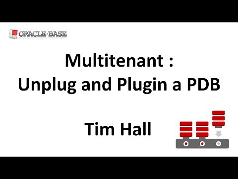 Multitenant : Unplug and Plugin a Pluggable Database (PDB)