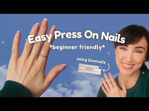 How To Apply Soft Gel Press On Nails - Doonails Review *beginner friendly* AD