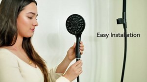 Dual Handheld Shower Head Combo, 2-in-1 Rain Shower Heads System 8 Inch Rainfall Shower Head and 10 Modes High Pressure Hand Held Showerhead with Built-in Power Wash - Amazon.com