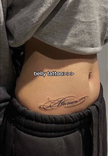 Unique Belly Tattoos by Inkyaren in Istanbul