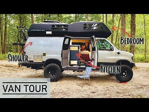 MEGA CAMPER VAN TOUR #VANLIFE
