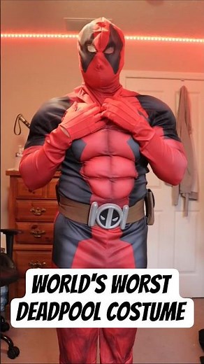 Party City's Deadpool Costume #deadpool #deadpoolcosplay #xmen #partycity #cosplay