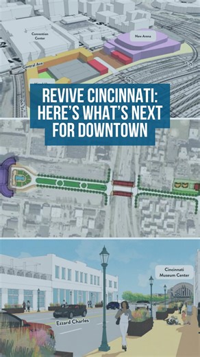 Brad Acree | Cincinnati REALTOR on Instagram: "One of the biggest changes Cincinnati has seen in decades… Cincinnati is mapping out a massive downtown makeover — and the new concepts just released give us a clear picture of what could be coming. The plan outlines major updates along the I-75 corridor, including a potential new arena, new residential and office towers, and miles of upgraded bike and walking infrastructure connecting I-74 to the riverfront. Queensgate is one of the biggest focus a