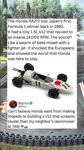 Honda RA272 – The 14,000 RPM F1 Screamer 🏎️🔊