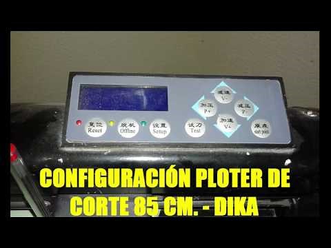 Configuration cutter plotter 85cm (DIKA)