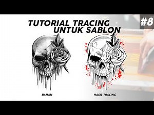 Tutorial Tracing Gambar Tangkorak Sehingga Lebih Menarik #8