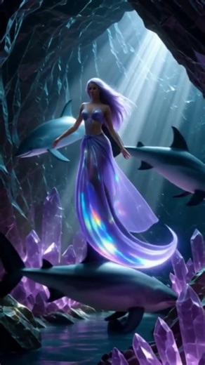 Magical Mermaid 🌊✨ | Like & Subscribe for More Fantasy Shorts!