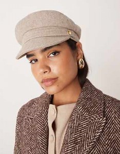 Barbour Bothal bakerboy cap in oatmeal  | ASOS